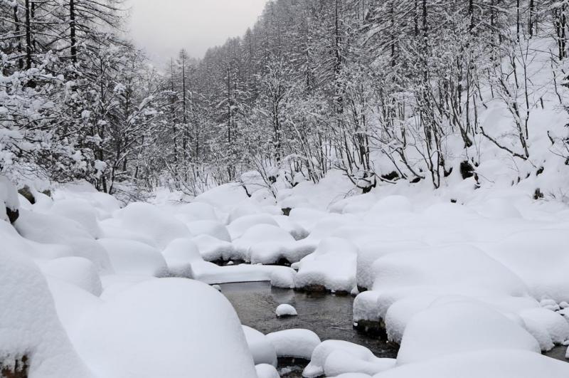 Winter Landscape Ticino Switzerland Snow