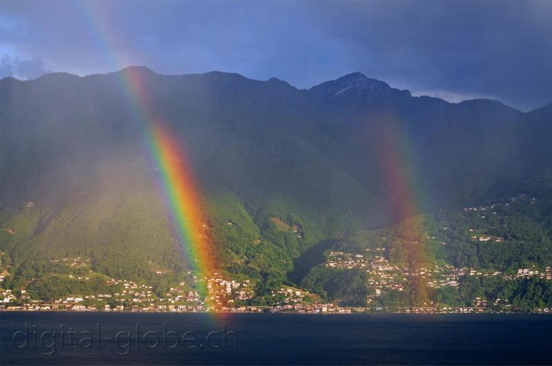 Arcobaleno, Lago Maggiore, fotografia, natura