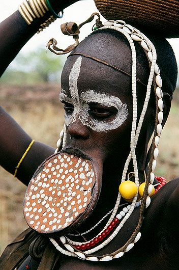 Trib,,,,,,,,, Mursi, Valle dell'Omo, Mursi , fotografia etnica, Africa, Etiopia