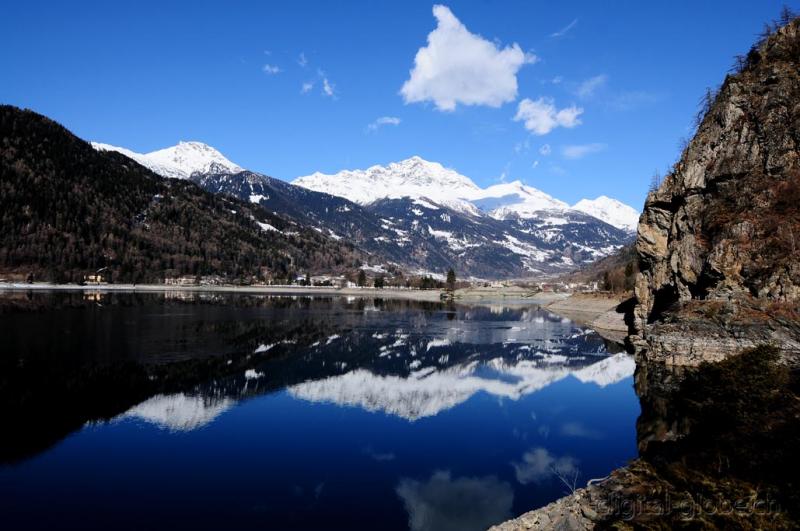 Lago, inverno, Poschiavo, Natura, Svizzera,fotografia