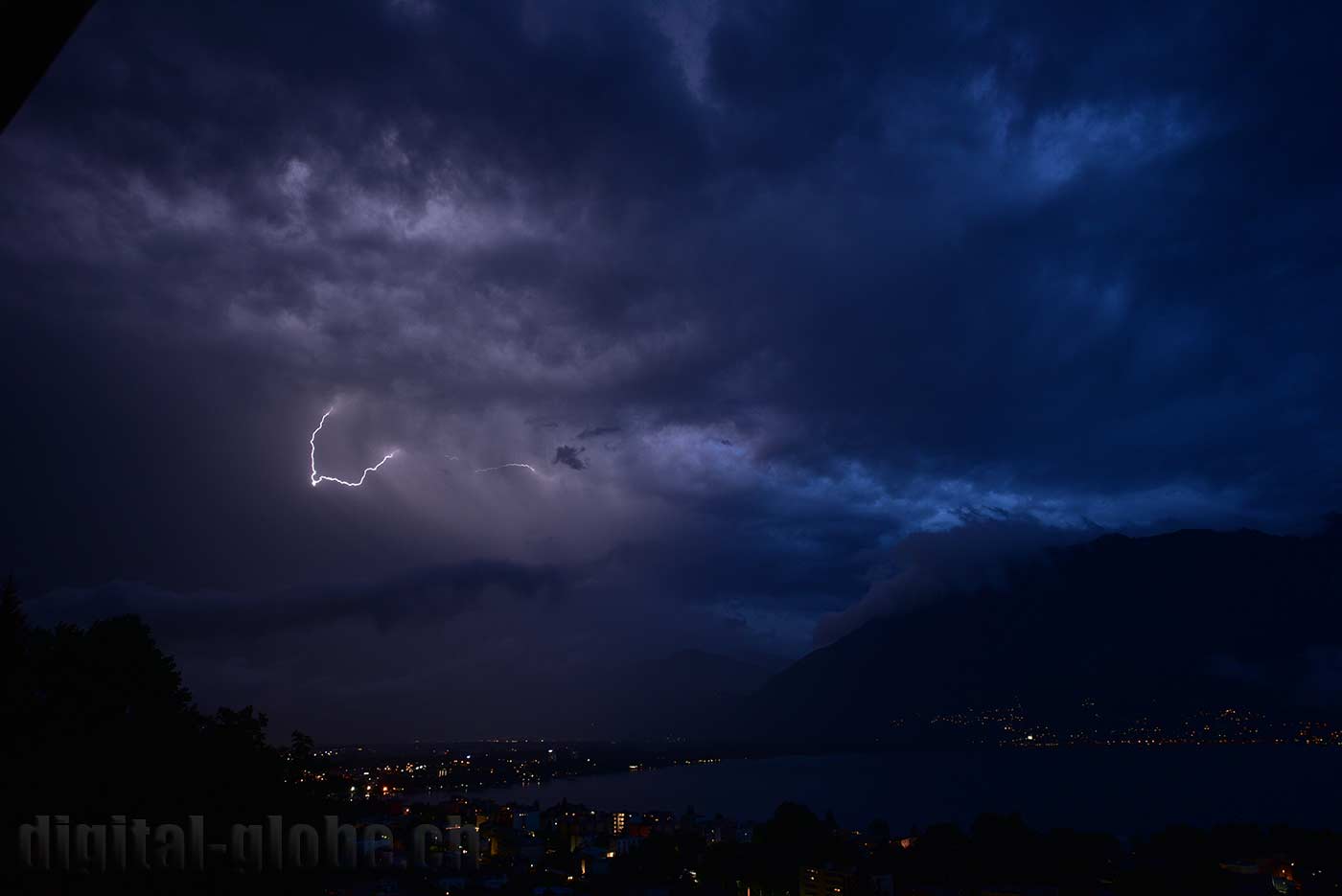 Lago Maggiore Fulmini Temporale