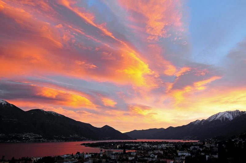 Lago Maggiore Wildlife Photography Storm Sunset Tramonto Sonnenuntergang Naturphotographie Sturm Tempesta