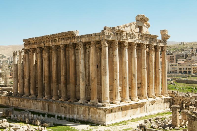 Tempio, Bacco, Baalbek, Libano, fotografia