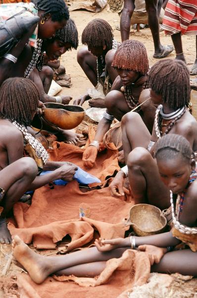 ocra, mercato, trib,,,,,,,,, hamer, Turmi, fotografia etnica, Etiopia del Sud