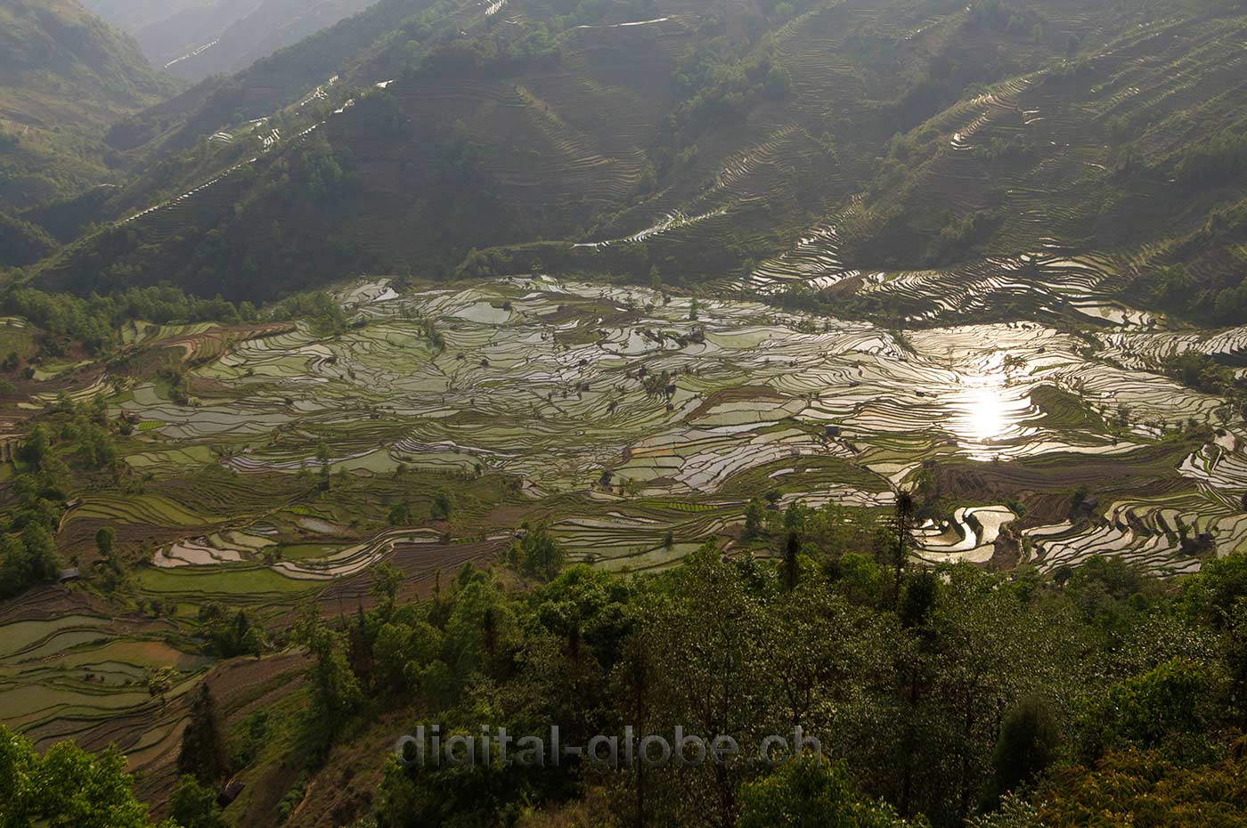 Yuanyang, Yunnan, risaie, fotografia