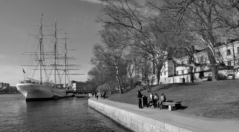 Stoccolma, fotografia, bianco, nero