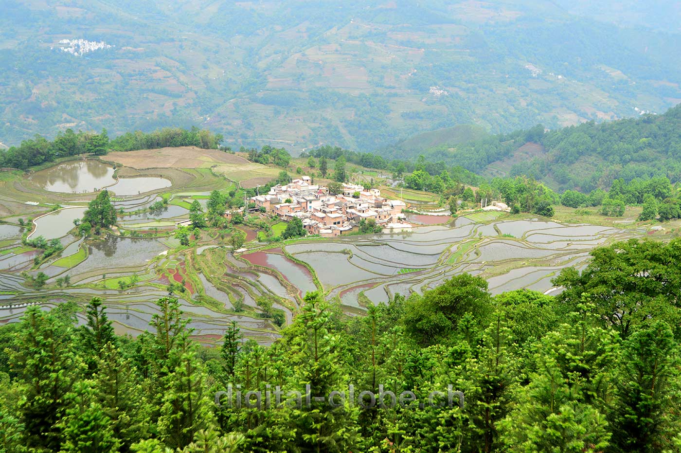 Yuanyang, Yunnan, risaie, fotografia