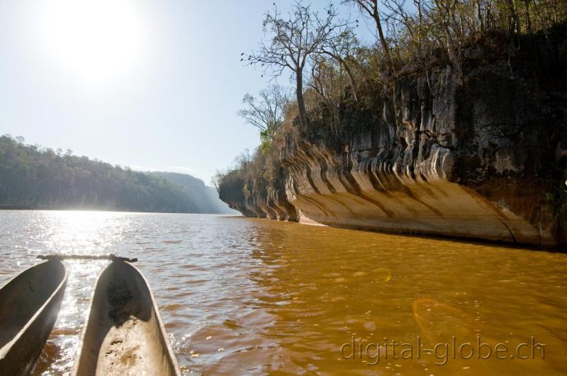 Fiume, canoa, viaggio, Madagascar, fotografia