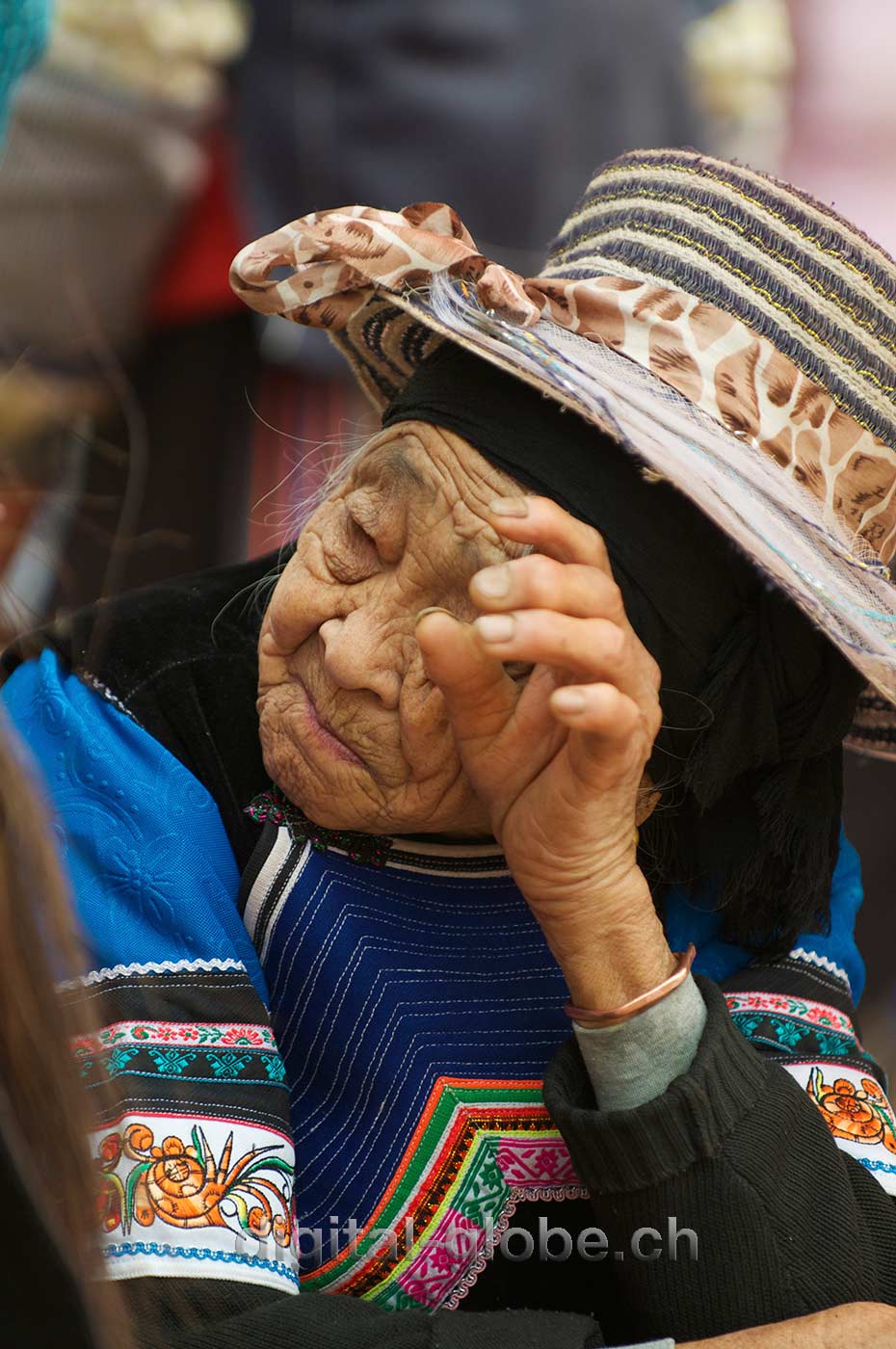 Yunnan, Yuanyang, fotografia, faccia, volto, gente