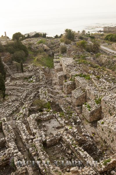 Byblos, Libano, reperti archeologici, fenici, fotografia