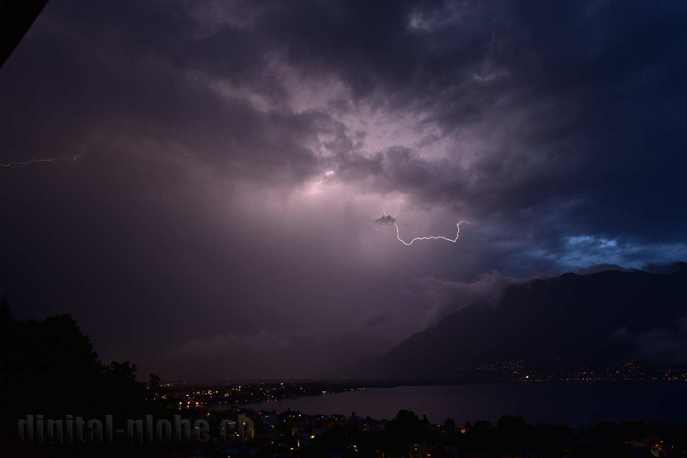 Lago Maggiore Fulmini Temporale