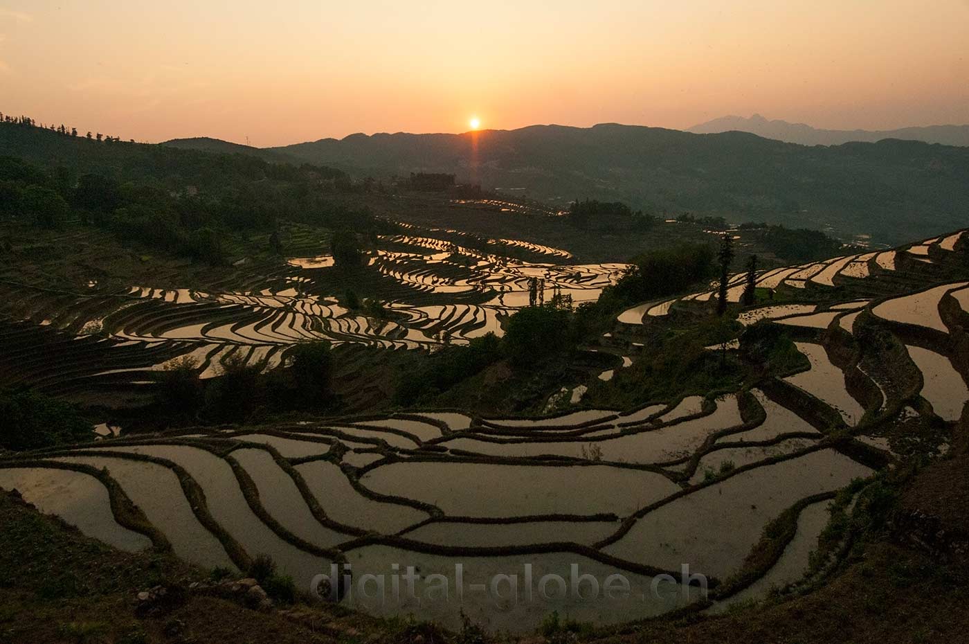 Yuanyang, Yunnan, risaie, fotografia