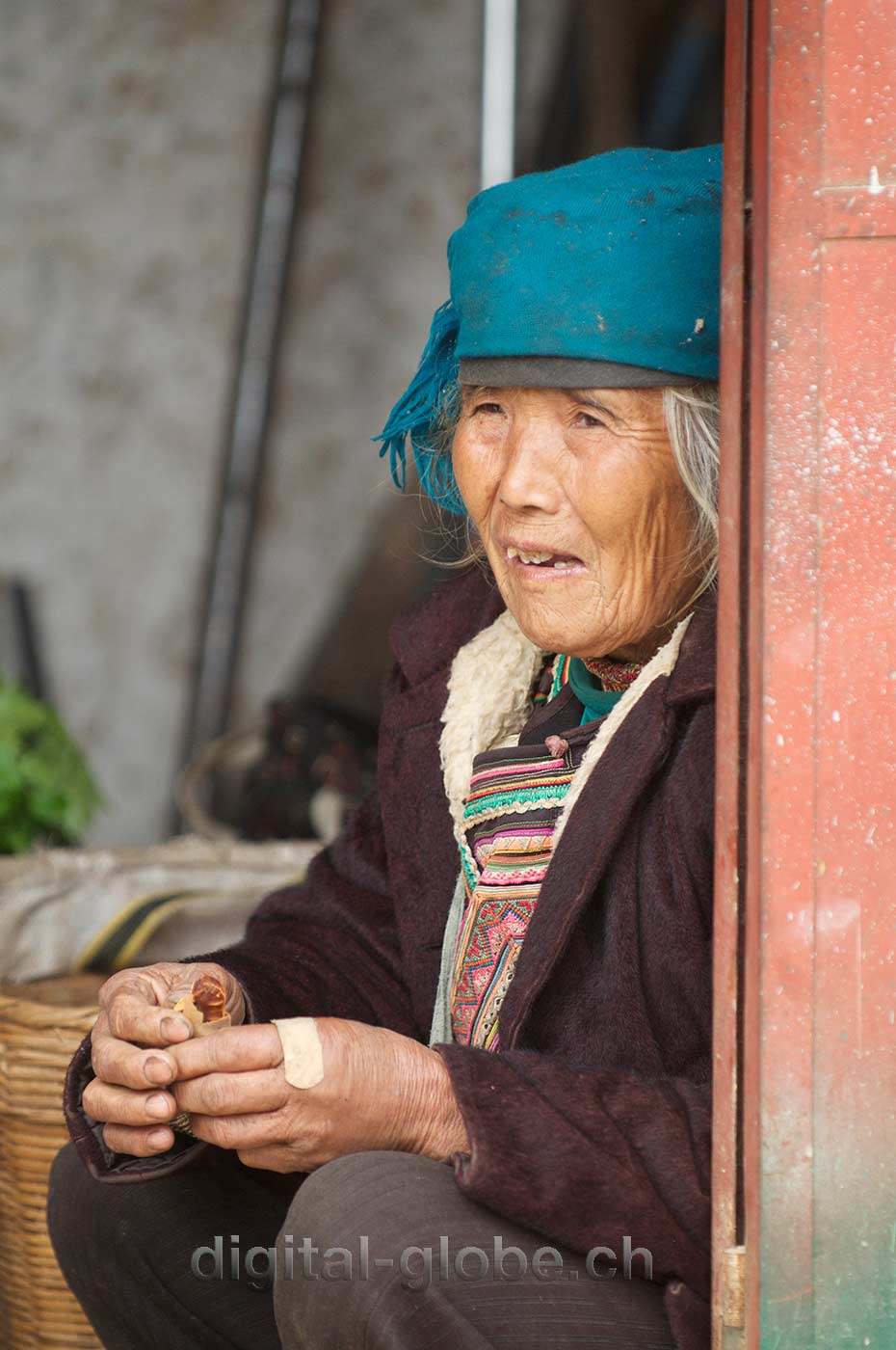 Yunnan, Yuanyang, fotografia, faccia, volto, gente