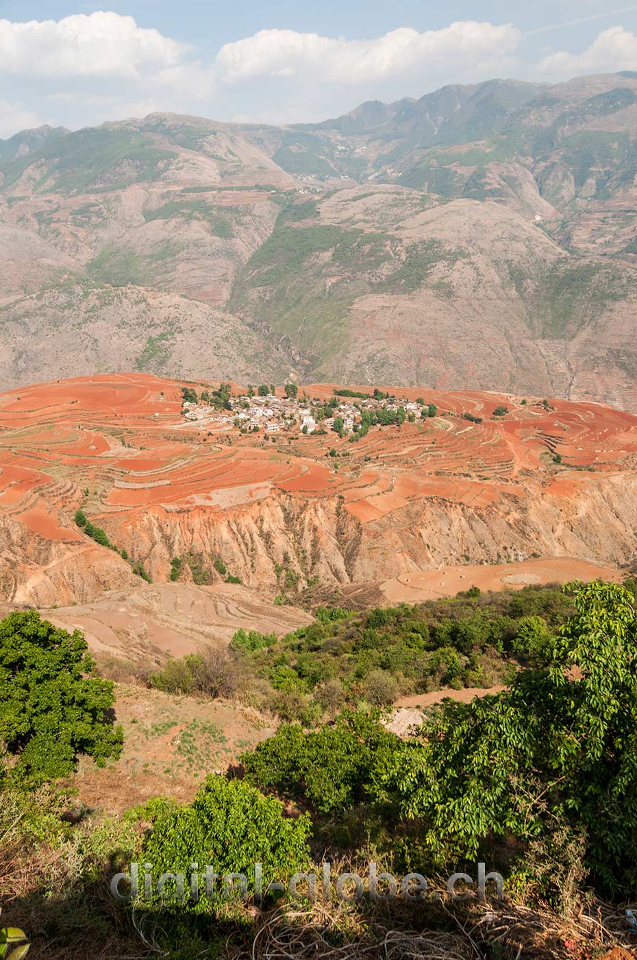 Red lands, Dongchuan, Yunnan, Cina