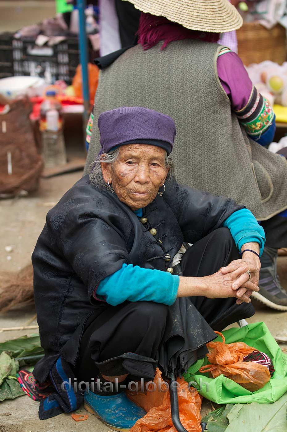 Yunnan, Yuanyang, fotografia, faccia, volto, gente