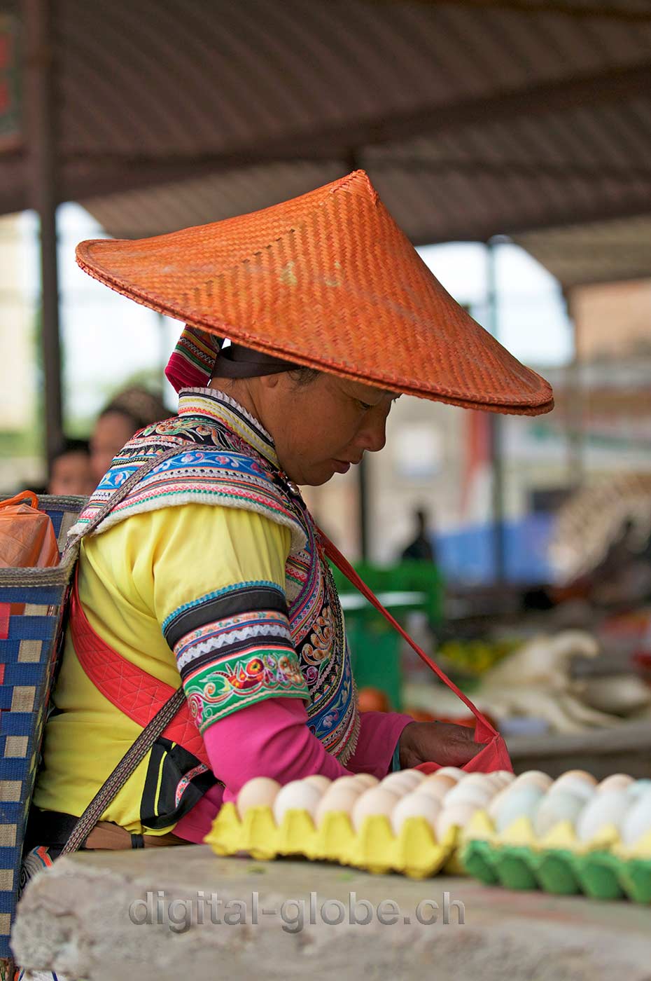 Yunnan, Yuanyang, fotografia, faccia, volto, gente