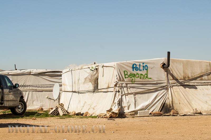 Polio, campo, profughi, Bekaa, Libano, fotografia