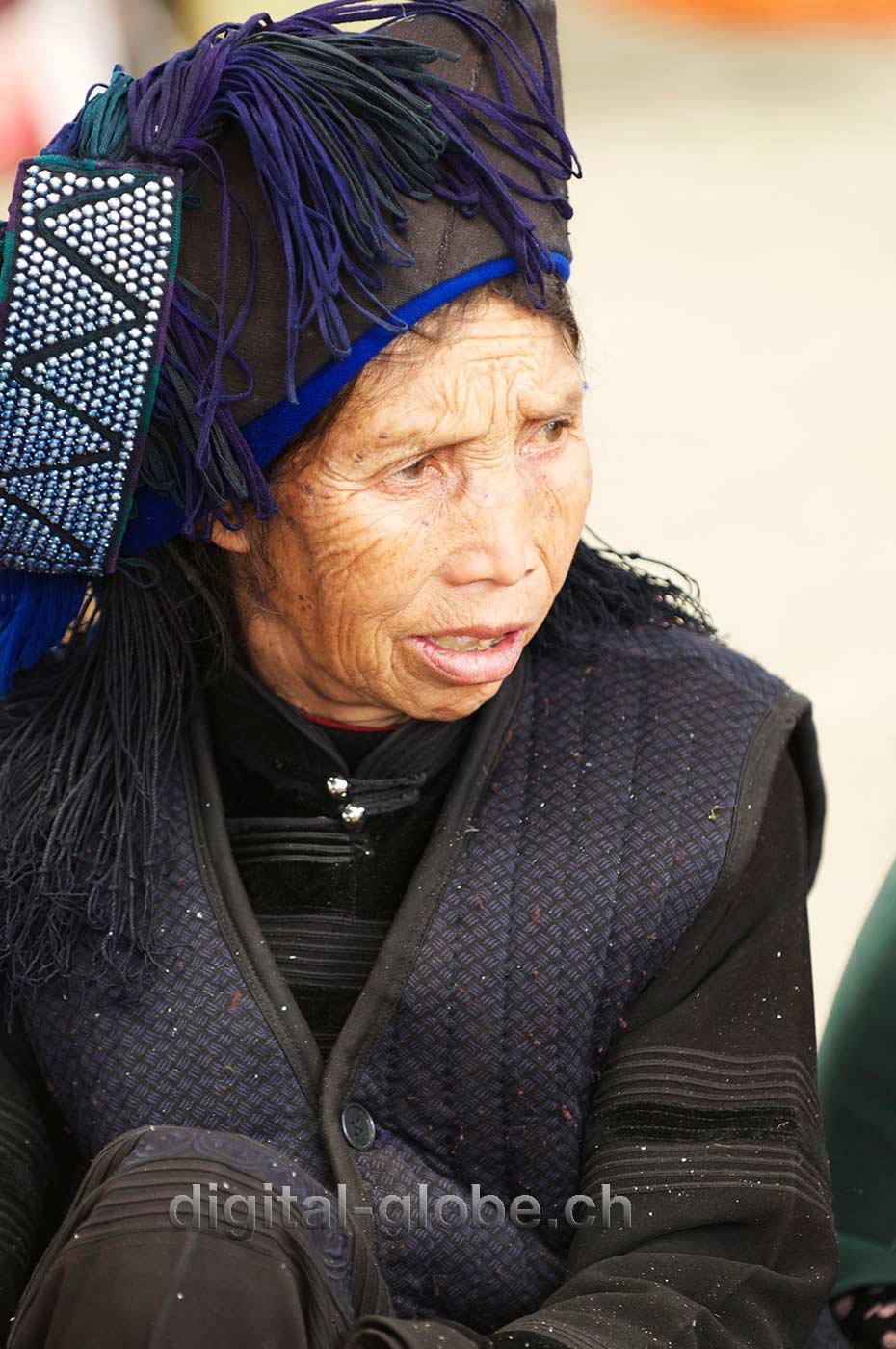 Yunnan, Yuanyang, fotografia, faccia, volto, gente