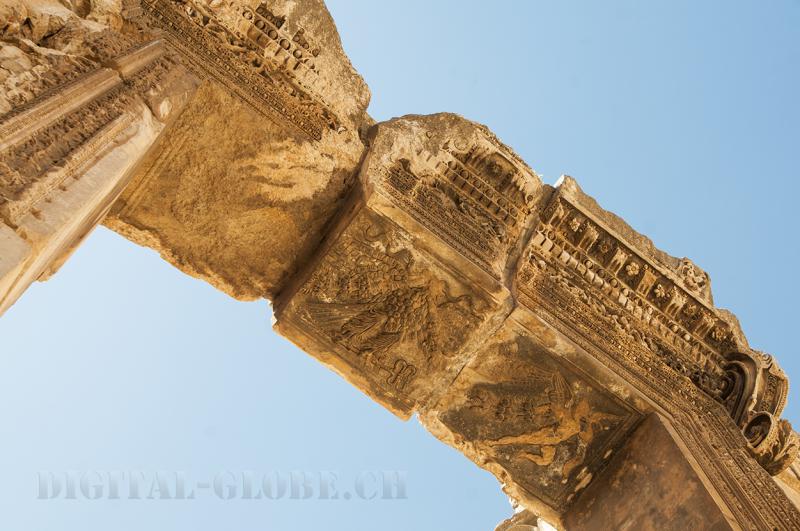 Bacco, tempio, portale, Baalbek, Libano, fotografia