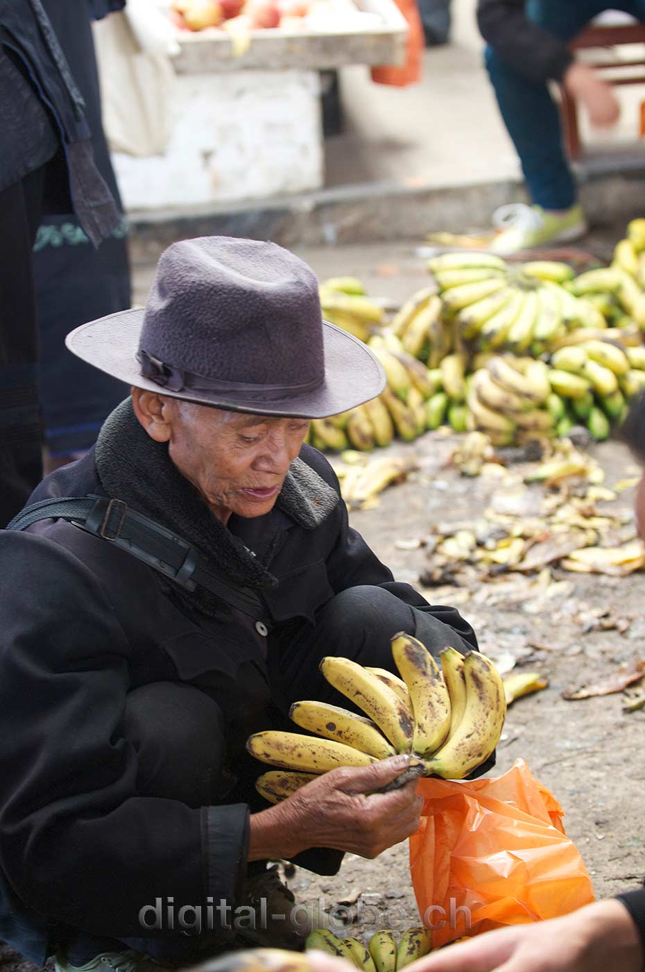 Yunnan, Yuanyang, fotografia, faccia, volto, gente