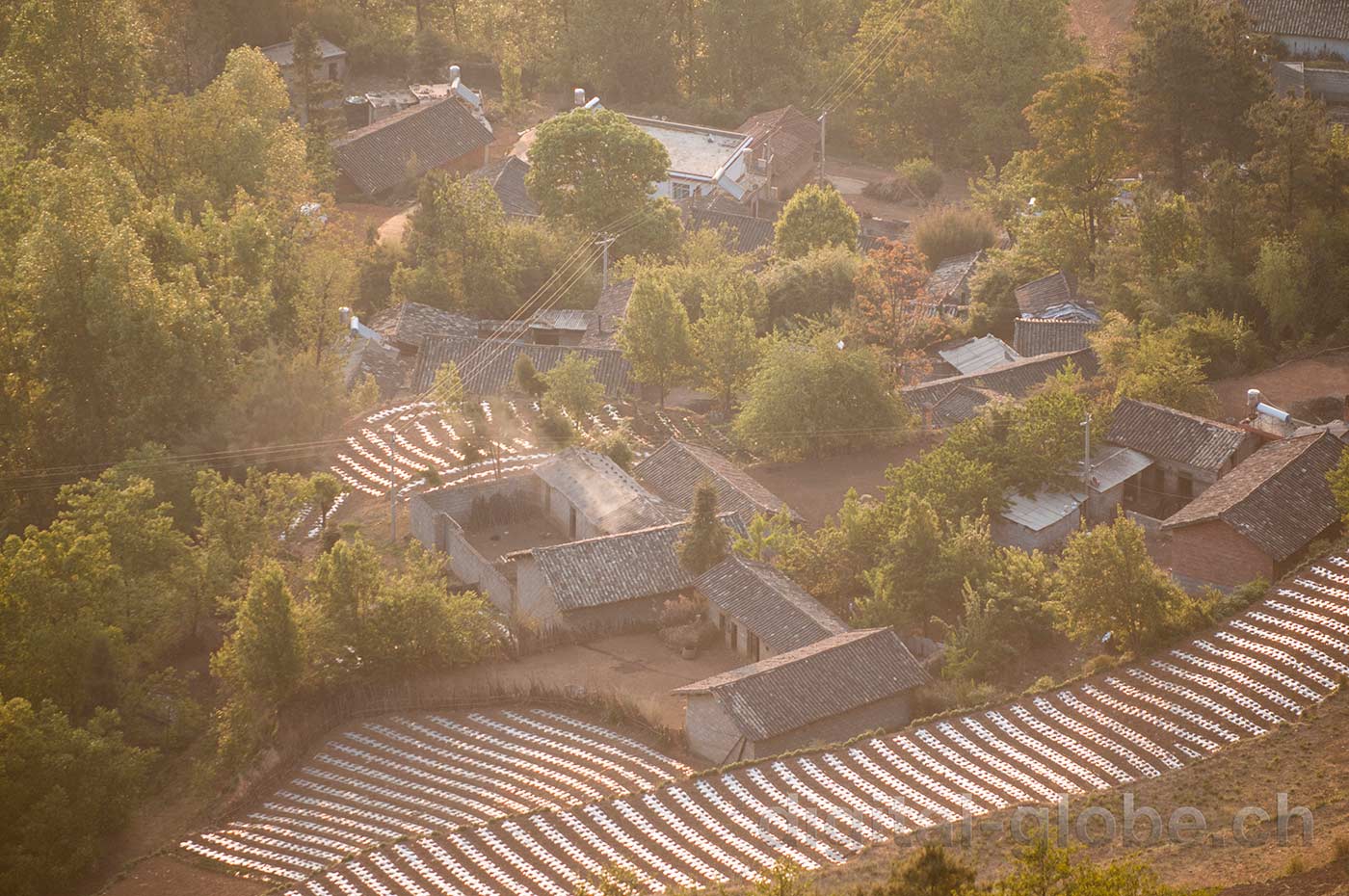 Red lands, Yunan, Luoxiagou Valley, Cina, fotografia