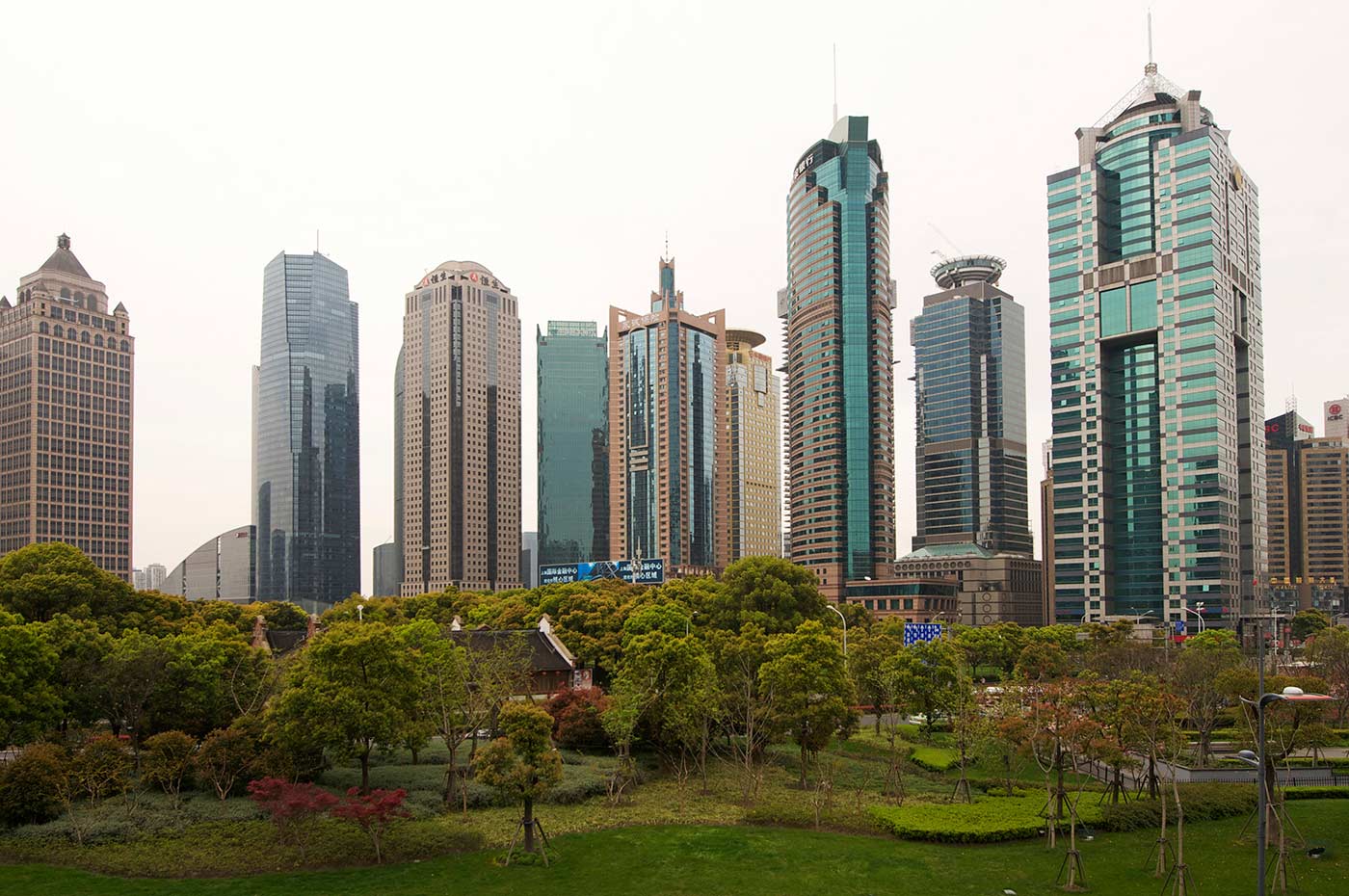 Shanghai, fotografia, skyline