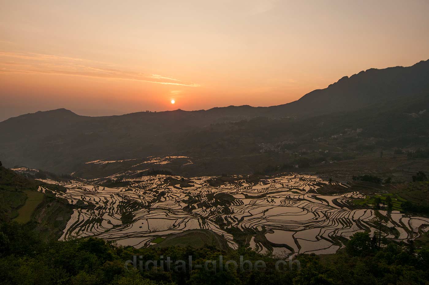 Yuanyang, Yunnan, risaie, fotografia