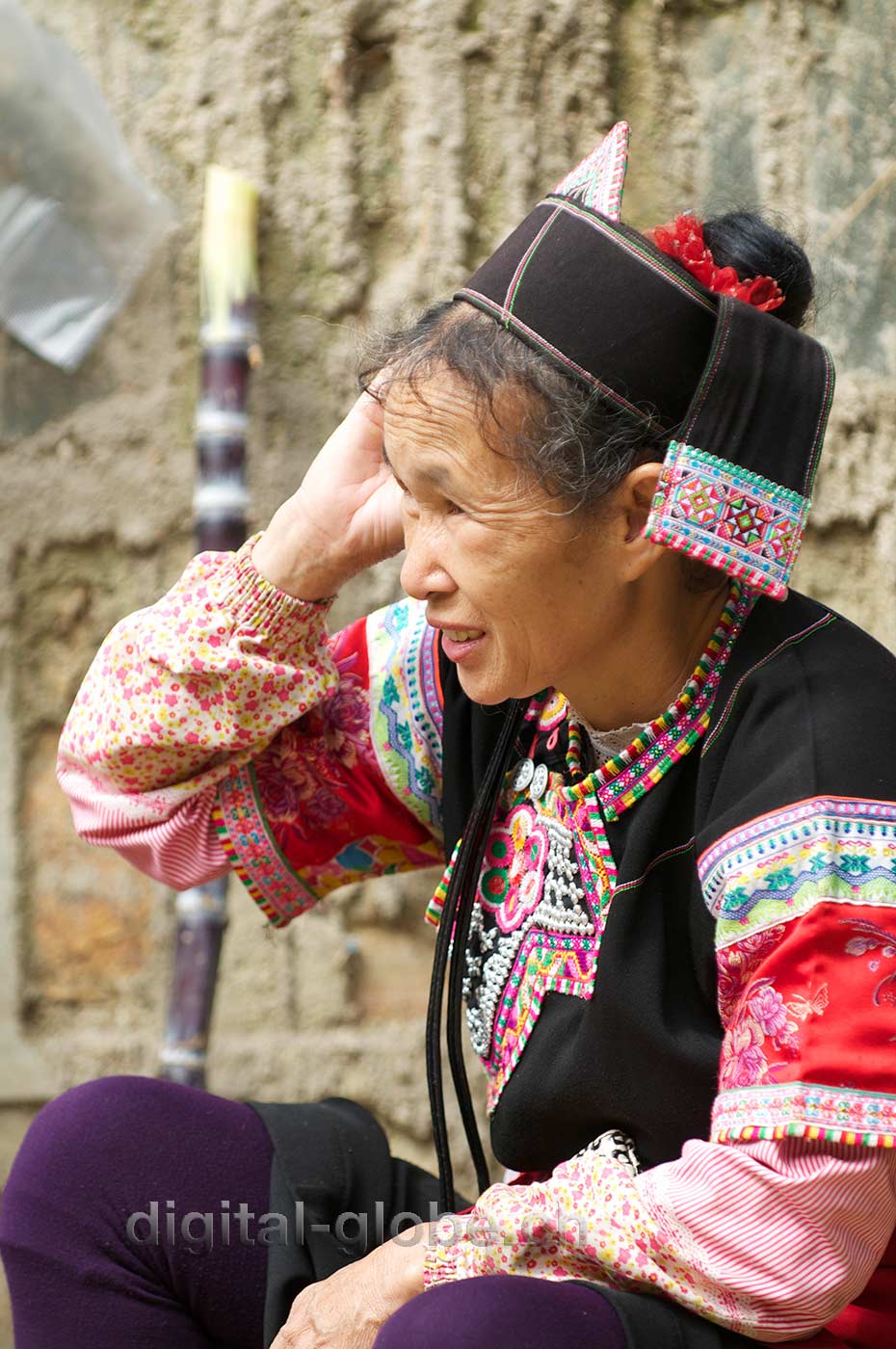Yunnan, Yuanyang, fotografia, faccia, volto, gente